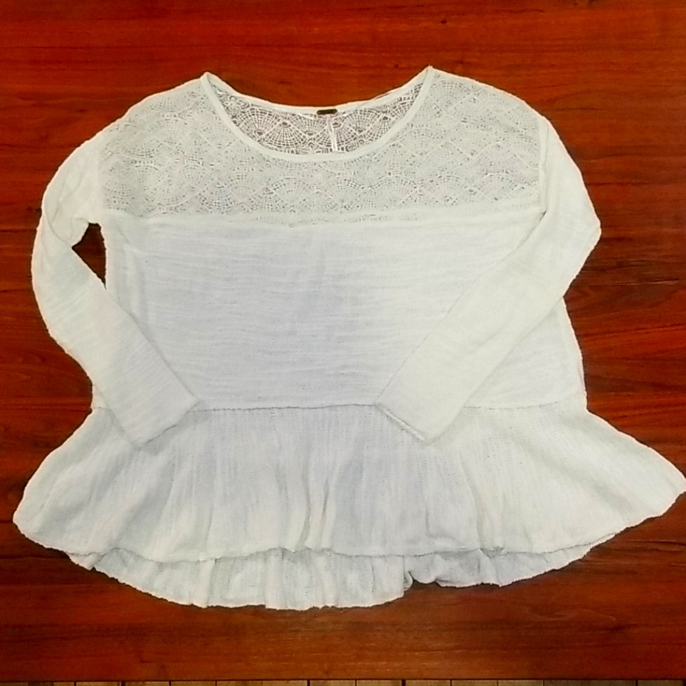 Free People Top with Ruffle Bottom